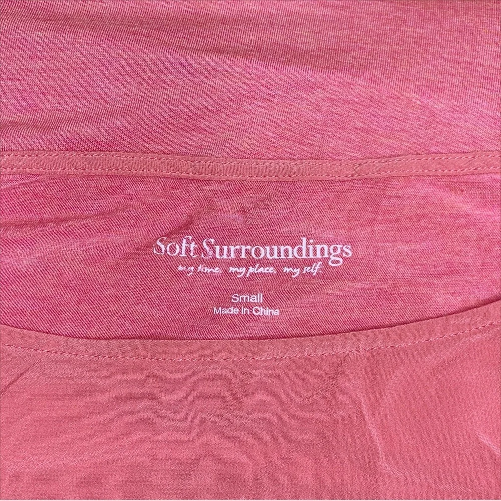 Soft Surroundings Tunic Silk Small Mixed Media - Picture 6 of 7